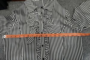 Striped Ruffle Blouse