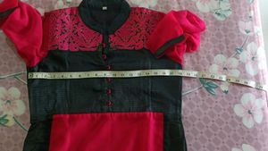 Silk Party Wear Long Kurti, Unused