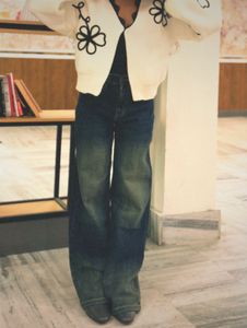 Wide Leg Denim Jeans