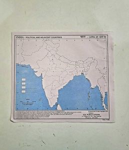 Political Maps Of India and Europe Combo