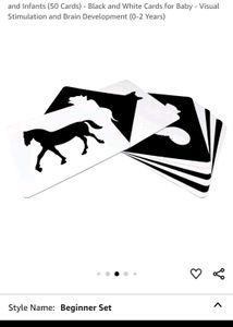 Newborn 0 To 2 Year High Contrast Flashcard