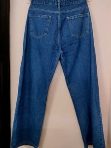 Wide Leg Denim Jeans