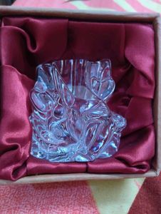 Crystal Showpiece of lord Ganesha ji