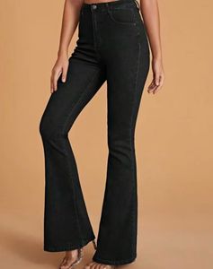 Black Flare Leg Jeans