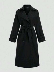 black trenchcoat