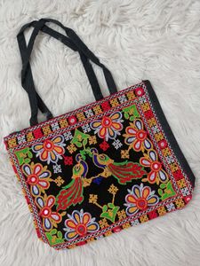 Embroidered Tote Bag