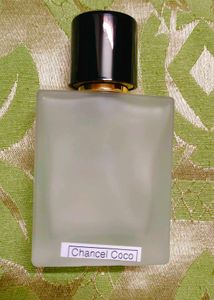 Empty bottle of IKON Perfumer