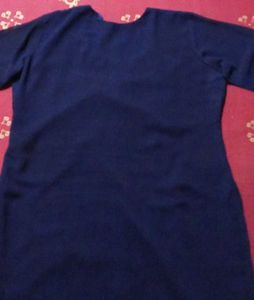 Elegant Blue Embroidered Kurta used