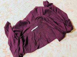ZARA Maroon Shrug