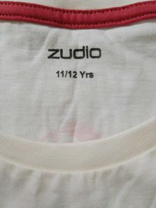 Cute White Zudio Tee