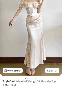 Elegant White Off-Shoulder Maxi Dress