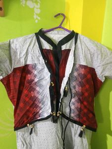 Jacket Style Long Kurti