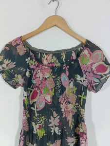 Black Printed Casual top (Women)