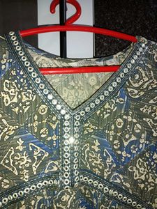 Printed Ethnic Dress