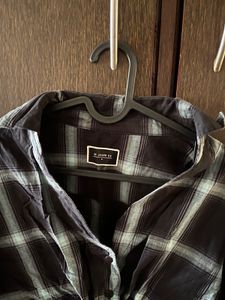 Black Checkered Shirt