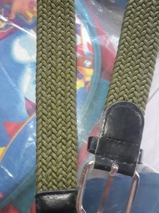 Green Colour Stretchable Ladies Belt