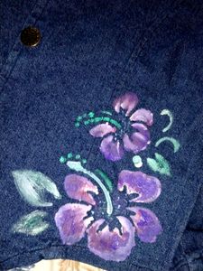 Floral Denim Jacket