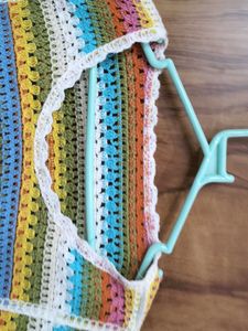 Colorful Crochet Sweater