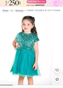 Sparkly Blue Party Dress
