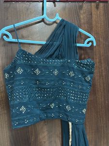 Teal &amp; Mint Green Indian Outfit