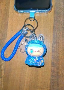 Wink Labubu Gel Key Chain