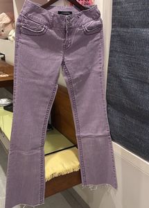 Purple Flare Jeans