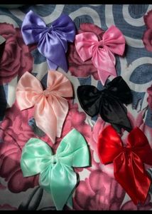 Hair Bow Pack Of 3 , Multicolour