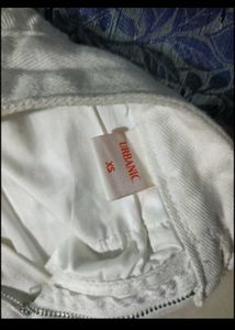 White Cutout Jeans