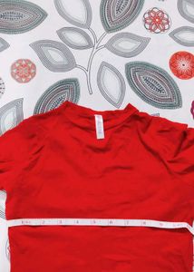Red Crop Top