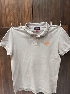 USPA Grey Polo T-shirt