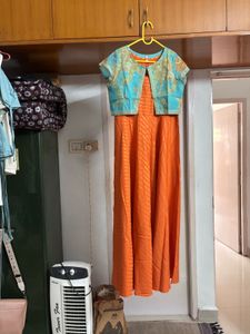 Ethnic fusion gown