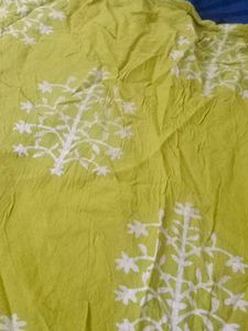 Embroidered Green Kurta