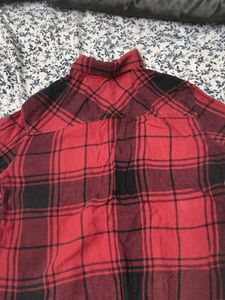 Red Plaid Flannel Shirt