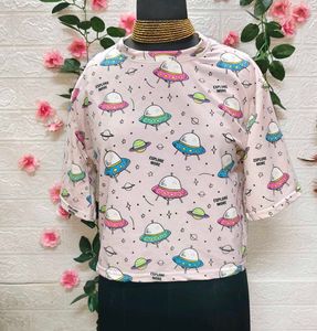 🎁Buy Two Get One Free🎁Cute Graphic Print Top