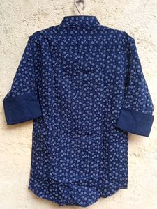 Cool Duet Printed Navy Blue Shirt For Boys, Men