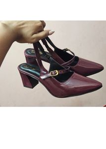 Burgundy Heels