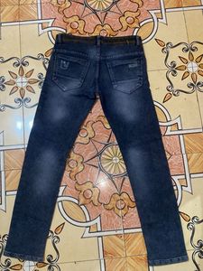 Dark Blue Denim Jeans