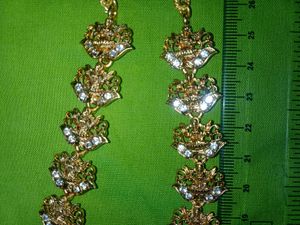 Lakshmi Devi Gold Plated-matte Haram