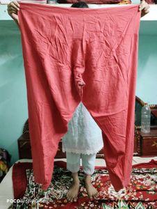 Pink Cotton Salwar Pants Pek Of 3