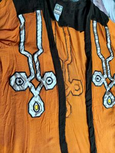 Freestyle Women Orange Free size Rayon Shrug