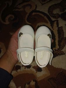 White Sandals For Baby Girl