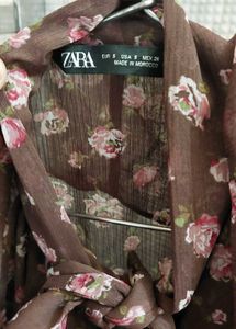 Vintage Rose Bow Blouse