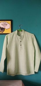 Striped Green Kurta