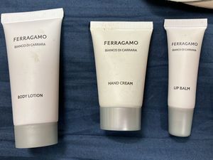 Ferragamo Pouch with Amenities