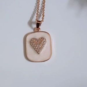 steel necklace With Heart  for her Stainless