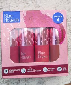 BLUE HEAVEN MATTE LIPSTICK COMBO- SOFT GIRL