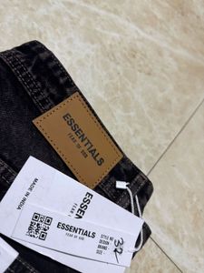 Wide Leg Black Jeans 32