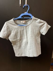 Gray Basic T-Shirt