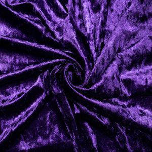 Purple Velvet Mini Dress