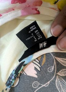 H&amp;M Floral Sundress with Open Back beachy vibe